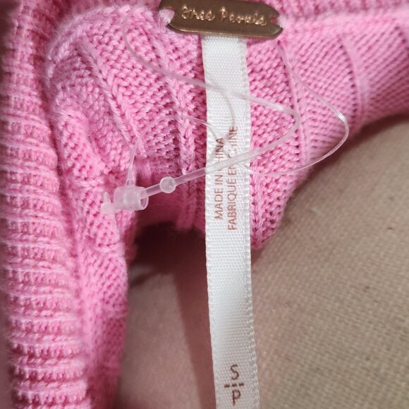 NWOT Knit pink tube dress with leg split by Free people - Picture 6 of 6